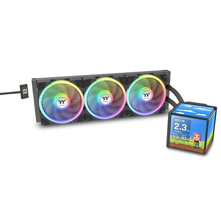 Tản Nhiệt Nước Thermaltake MINECUBE 360 Ultra ARGB Sync AIO Liquid Cooler (CL-W481-PL12SW-A)
