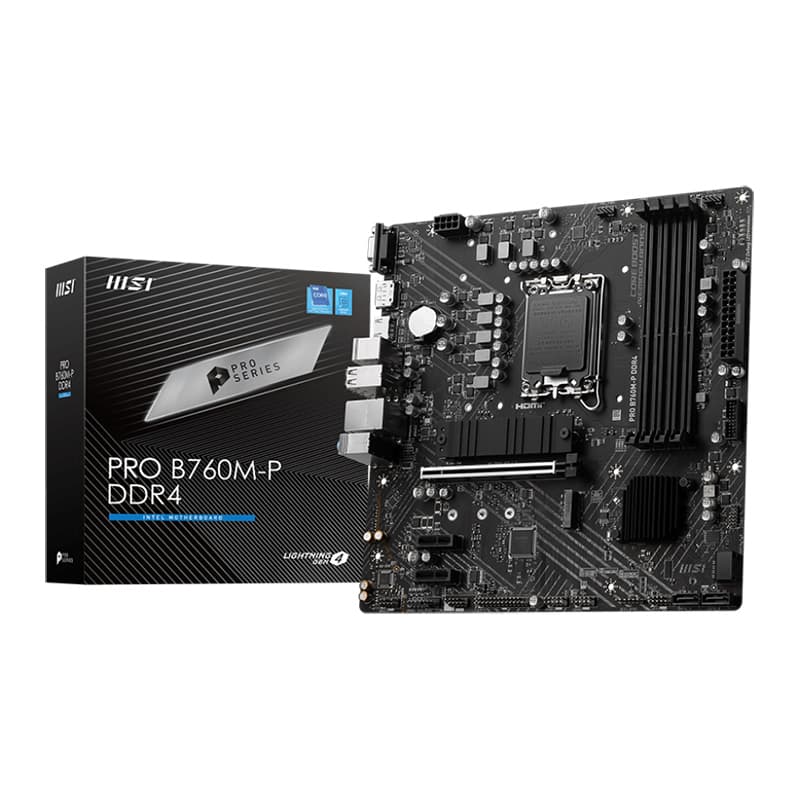 Mainboard MSI B760M-P DDR4 | LGA 1700, mATX, 4 khe RAM