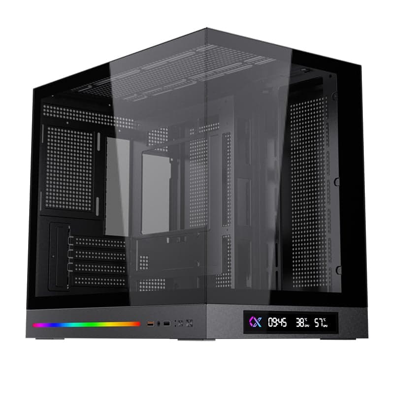 Thùng máy Xigmatek Cloud M DGT (EN 49859) | M-ATX/Mini ITX, Không kèm fan, Đen