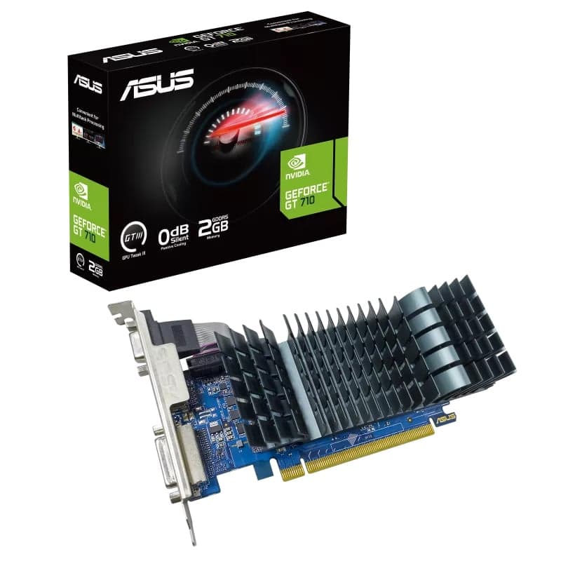 Card màn hình NVIDIA GeForce GT 710 Asus EVO | 2GB GDDR5, 192 CUDA, 300W