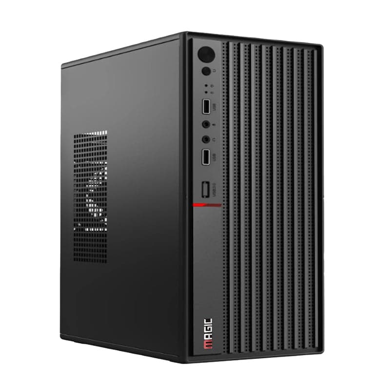 Thùng máy Magic M-09 | M-ATX/ITX, Hỗ trợ GPU 240mm, 4 khe PCI, Đen