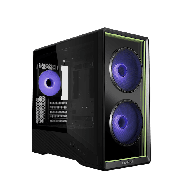 Thùng máy Lian Li Vector V150 INF (Kèm sẵn 3 Fan ARGB) (CASELLV150INFX) | M-ATX/Mini-ITX, Kính cường lực, Đen