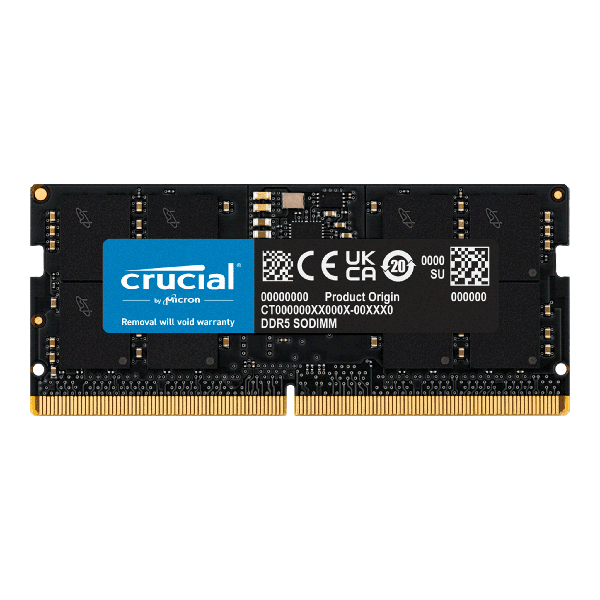 RAM Laptop Crucial 16GB DDR5 | (1x16GB), 5600MHz CT16G56C46S5