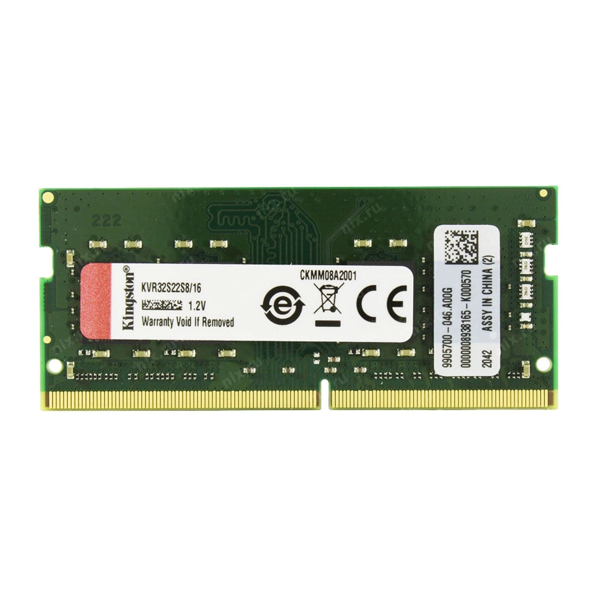 RAM Laptop Kingston ValueRAM 16GB DDR4 | (1x16GB), 3200MHz KVR32S22S8/16