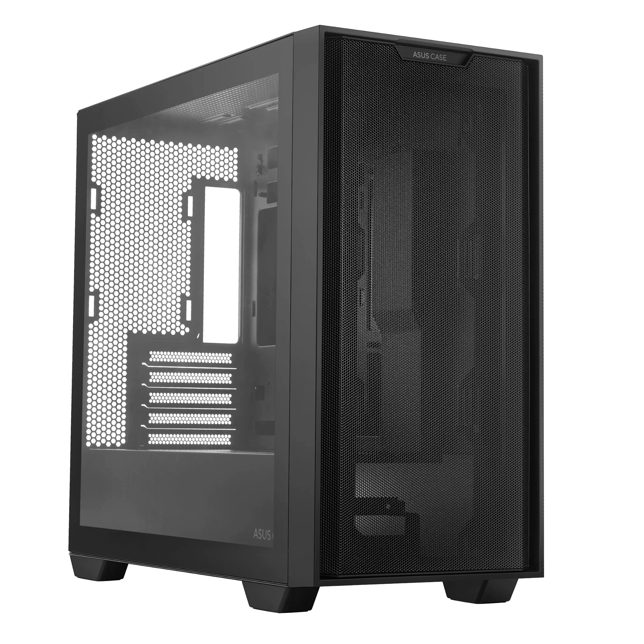 Thùng máy ASUS A21 Mesh - Đen | AIO 360 Top, Micro ATX, không fan