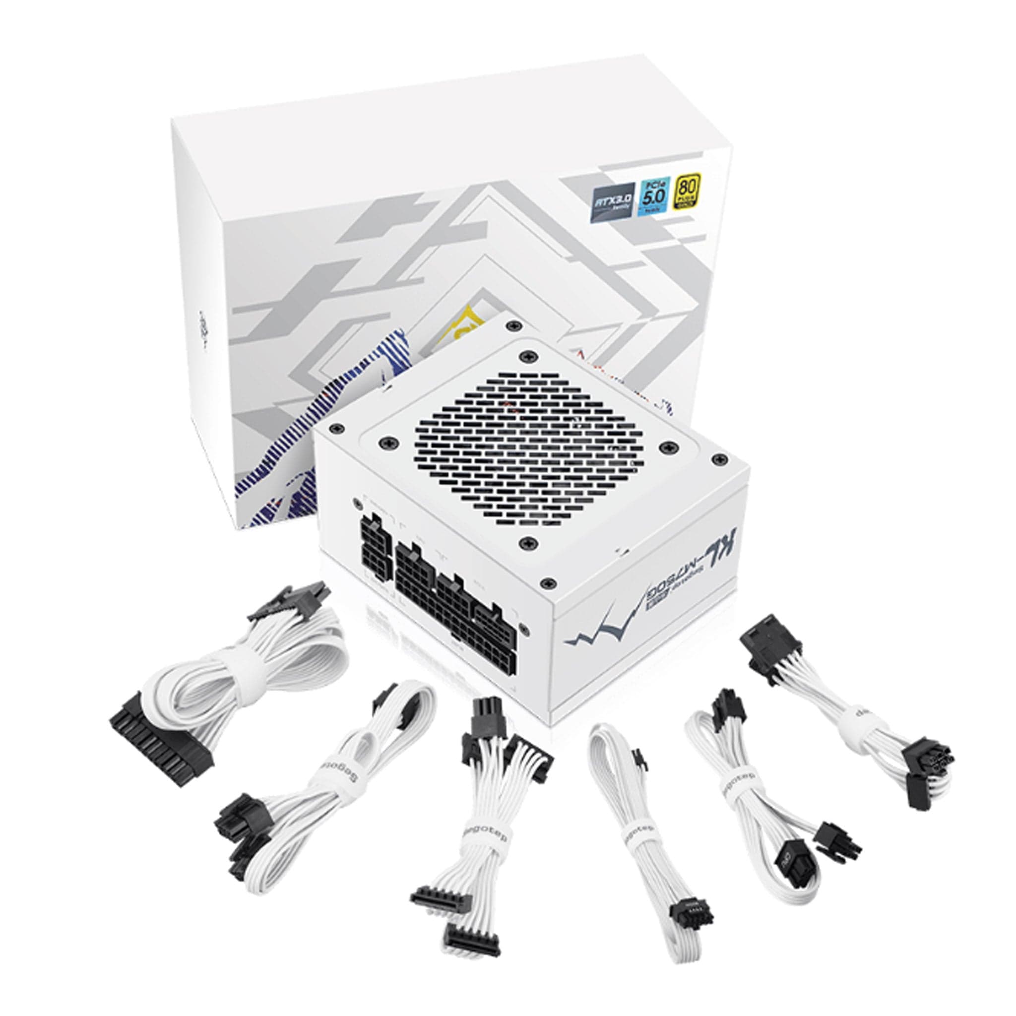 Nguồn máy tính Segptep Kunlun M750 Gold ATX3.0 | Full Module SFX, Trắng