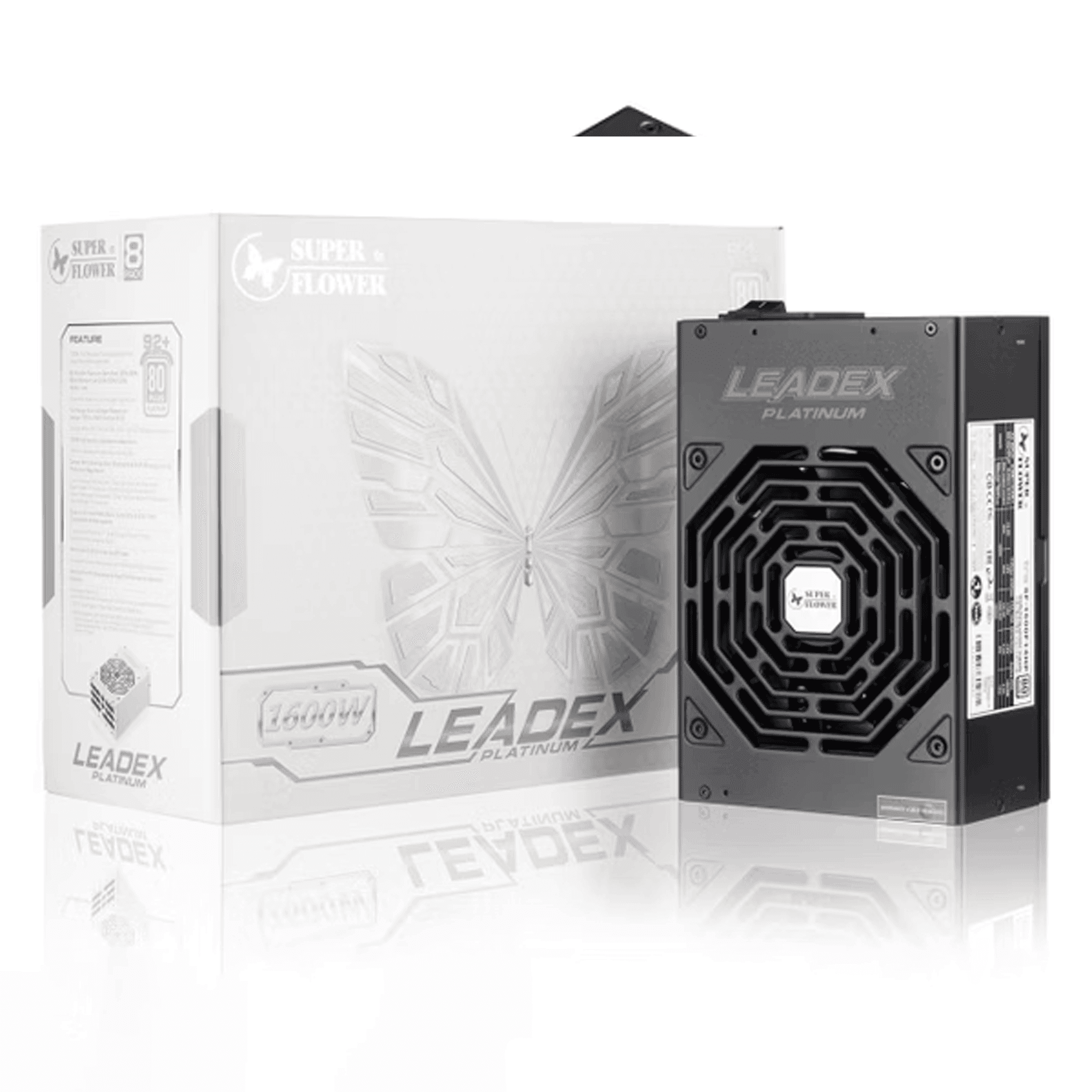 Nguồn máy tính Super Flower Leadex 1600W 80 Plus Platinum (SF-1600F14HP) - Đen | Full Modular, ATX