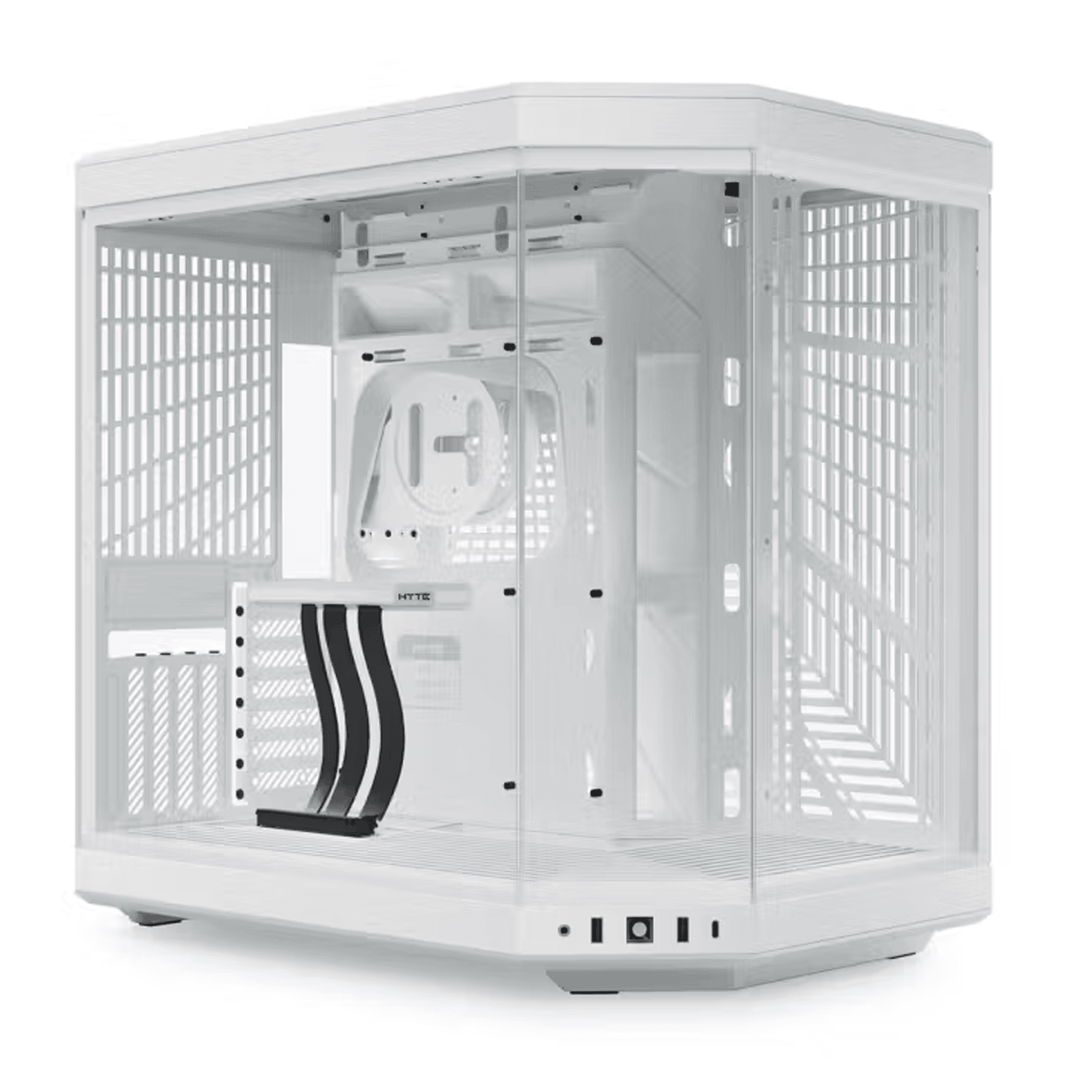 Thùng máy Hyte Y70 Standard White - Kèm sẵn cable riser PCIe 4.0 (CS-HYTE-Y70-WW)